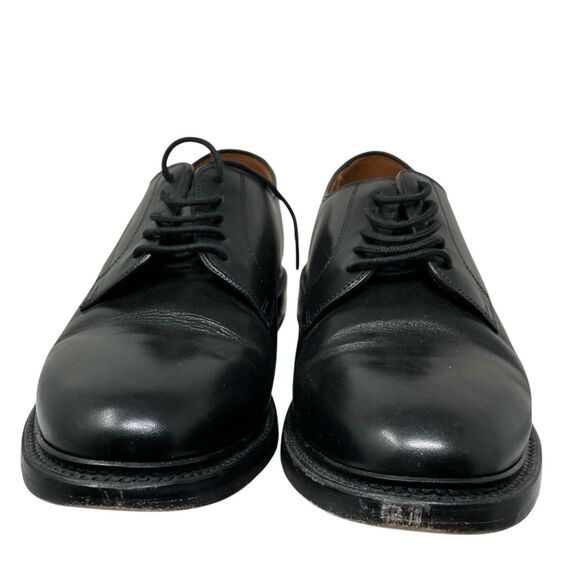 J.Crew Ludlow Mens 11.5 Black Leather Derby Shoes Old Money Preppy Euro Summer main image 14